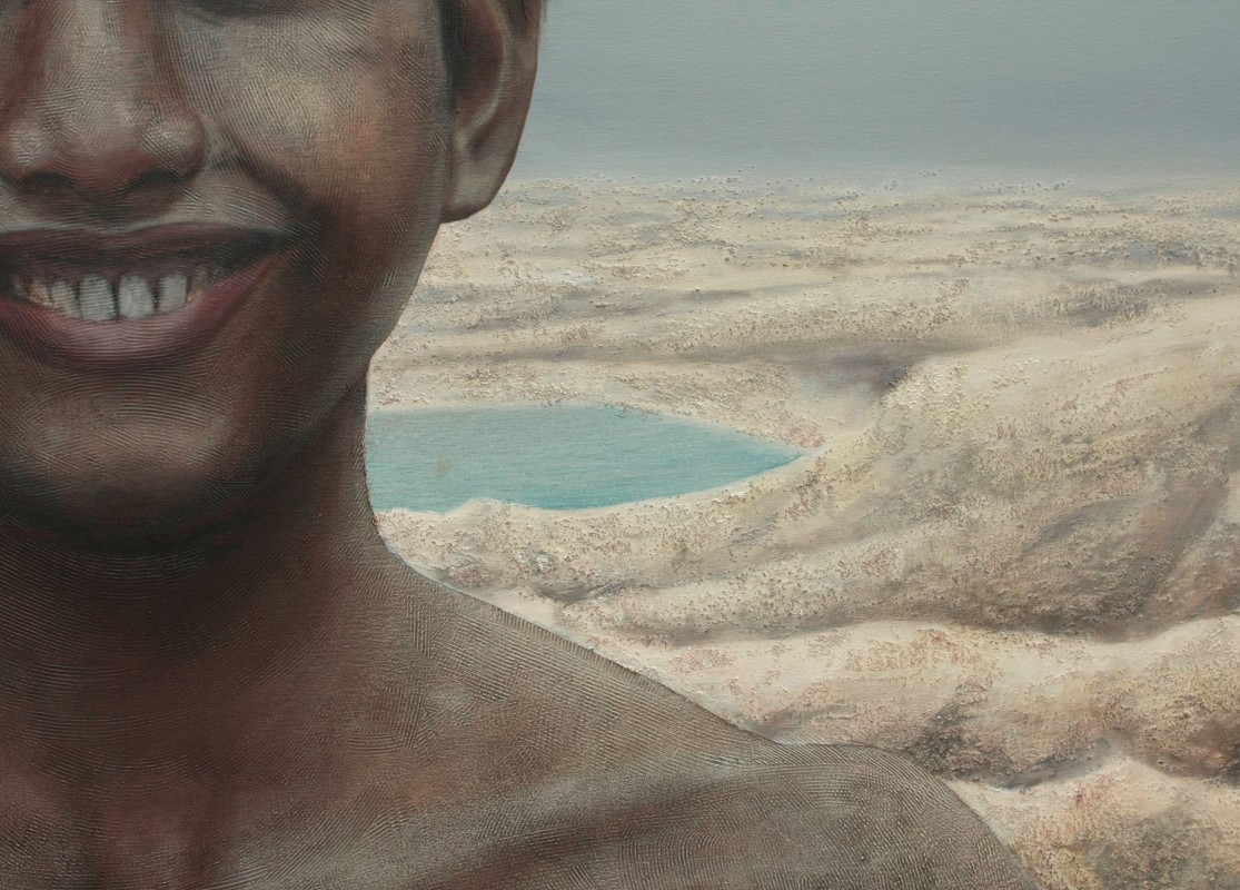 Facing 2, (detail)