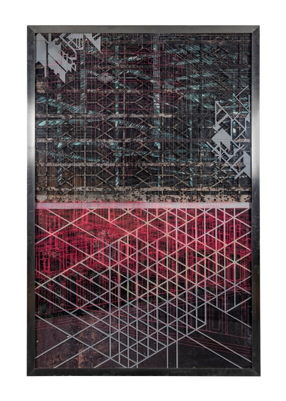 Unstructured _ Industrial landscape, Paper relief