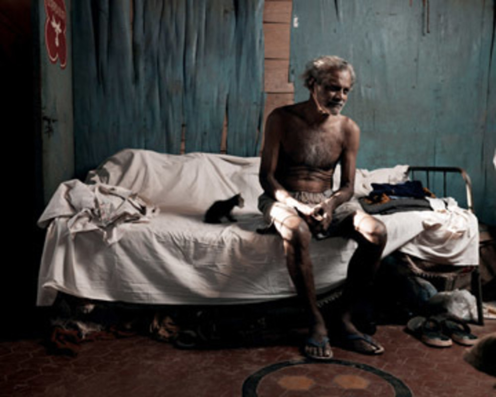 Man On Bed